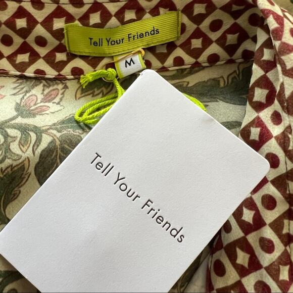 Tell Your Friends Western Shirt in Sacha NWT Medium - Picture 11 of 11